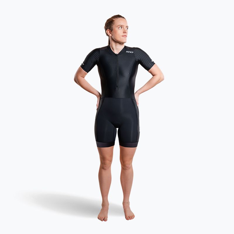 Дамски гащеризон за триатлон ZONE3 Activate+ Trisuit black 4