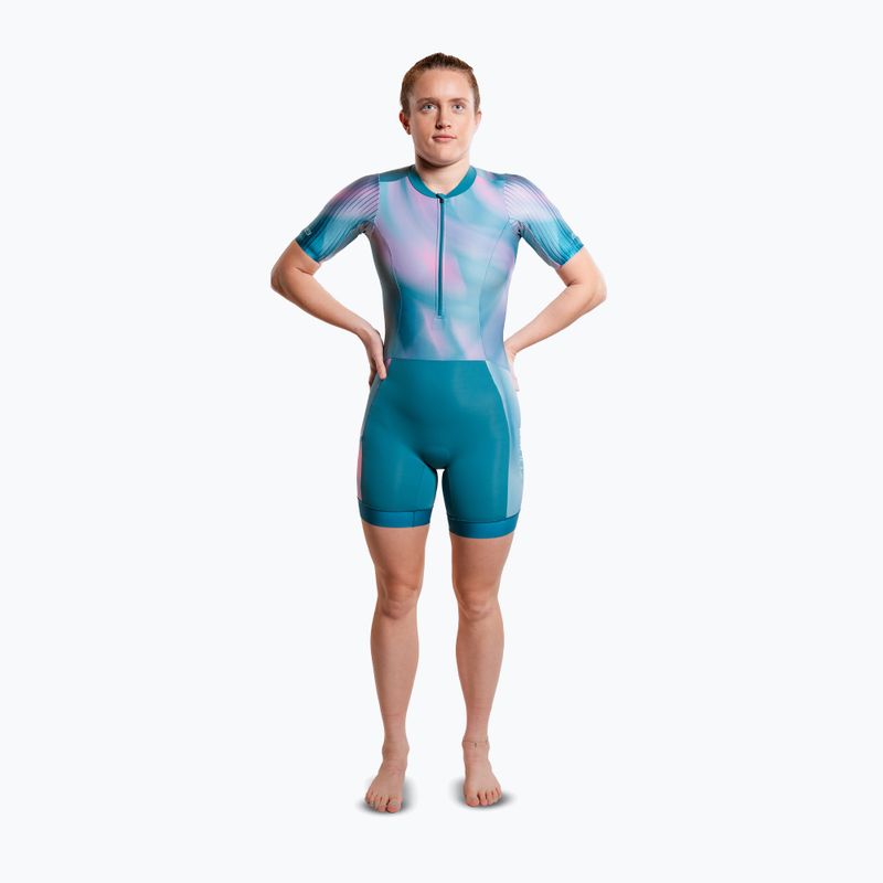 Дамски гащеризон за триатлон ZONE3 Activate+ Trisuit print 3