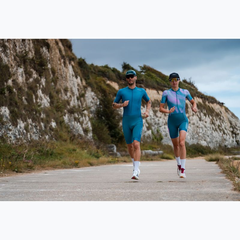 Дамски гащеризон за триатлон ZONE3 Activate+ Trisuit print 11