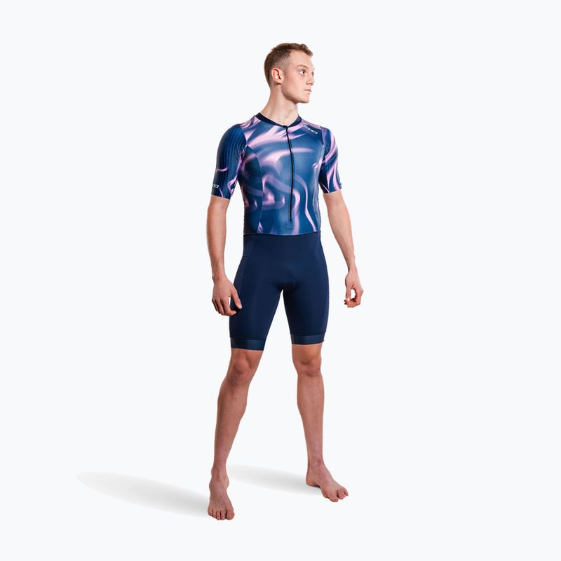 Мъжки гащеризон за триатлон ZONE3 Activate+ Trisuit print 4