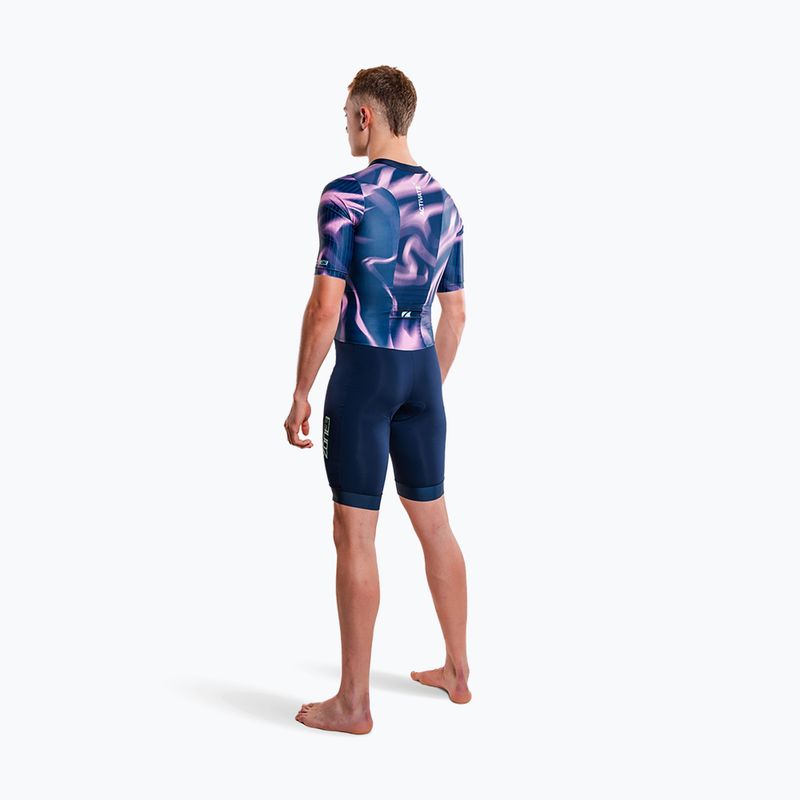 Мъжки гащеризон за триатлон ZONE3 Activate+ Trisuit print 5
