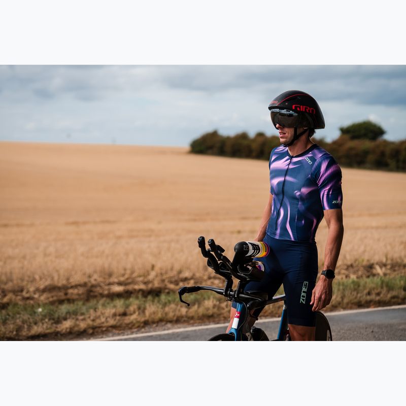 Мъжки гащеризон за триатлон ZONE3 Activate+ Trisuit print 14