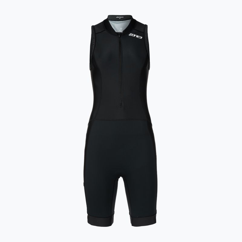 Дамски гащеризон за триатлон ZONE3 Activate+ Sleeveless Trisuit black