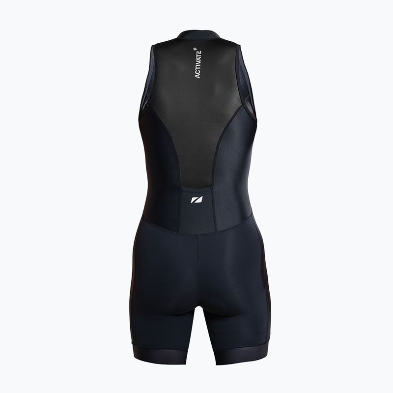 Дамски гащеризон за триатлон ZONE3 Activate+ Sleeveless Trisuit black 2
