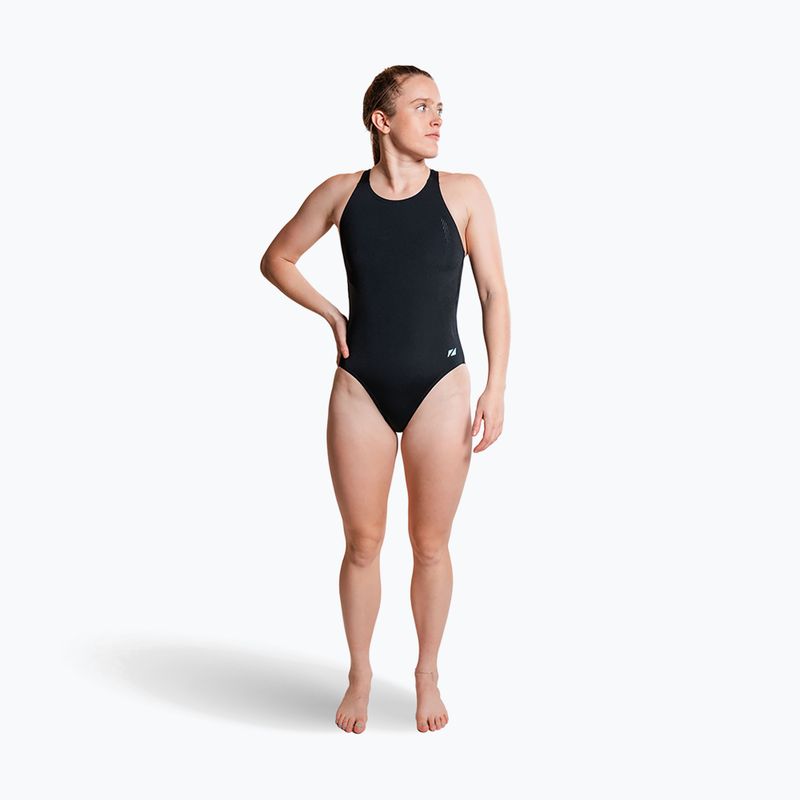 Дамски цял костюм за плуване ZONE3 Classic black 4