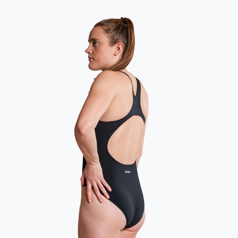 Дамски цял костюм за плуване ZONE3 Classic black 7