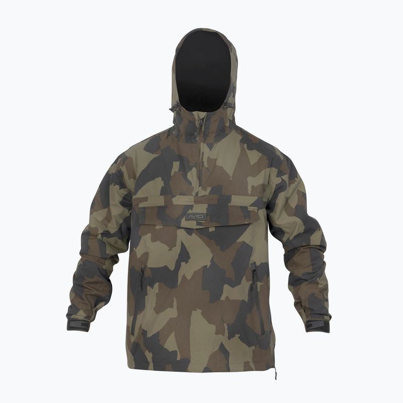 Мъжко яке Avid Ripstop Camo Pullover Green Fishing Jacket A0620202