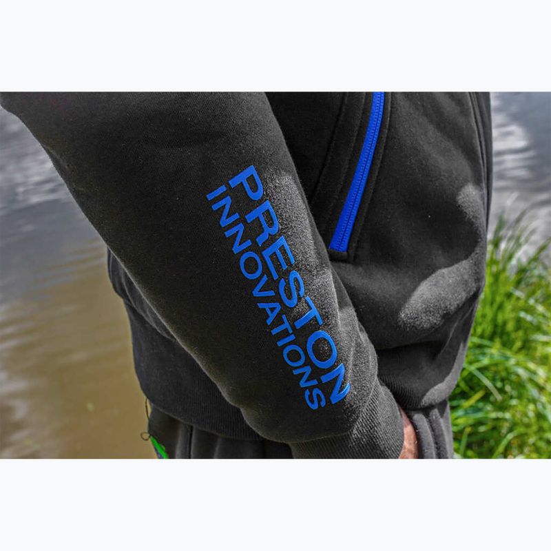 Суитшърт Preston Innovations Celcius Zip Hoodie black / blue 8