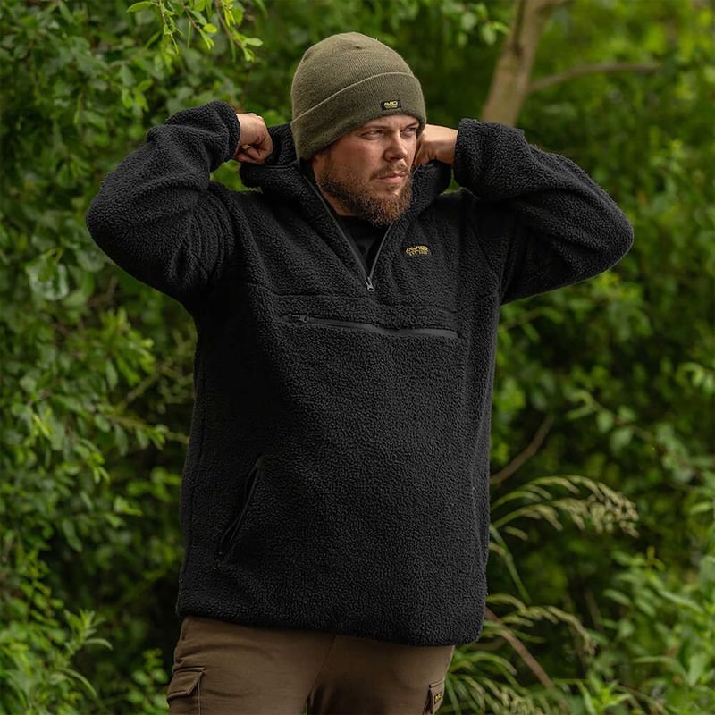 Мъжки суитшърт Avid Carp Sherpa Pullover black 2