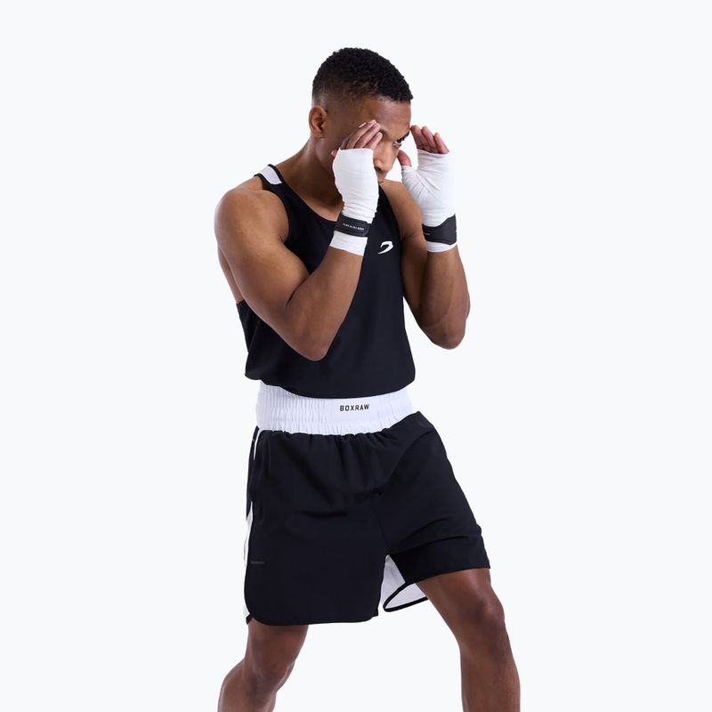 Мъжка тениска Boxraw Stevenson Tank 2.0 black/white 5