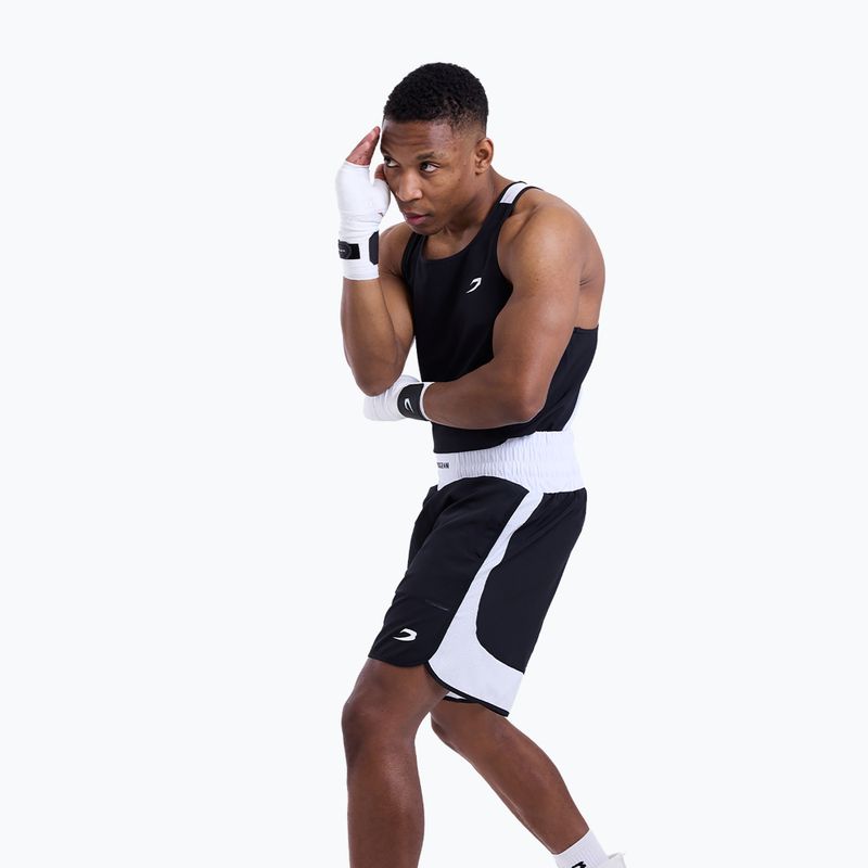 Мъжка тениска Boxraw Stevenson Tank 2.0 black/white 6