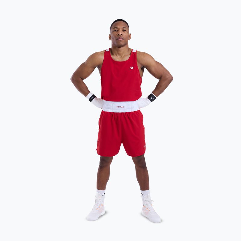 Мъжки тренировъчни шорти Boxraw Stevenson V2 red/white 2