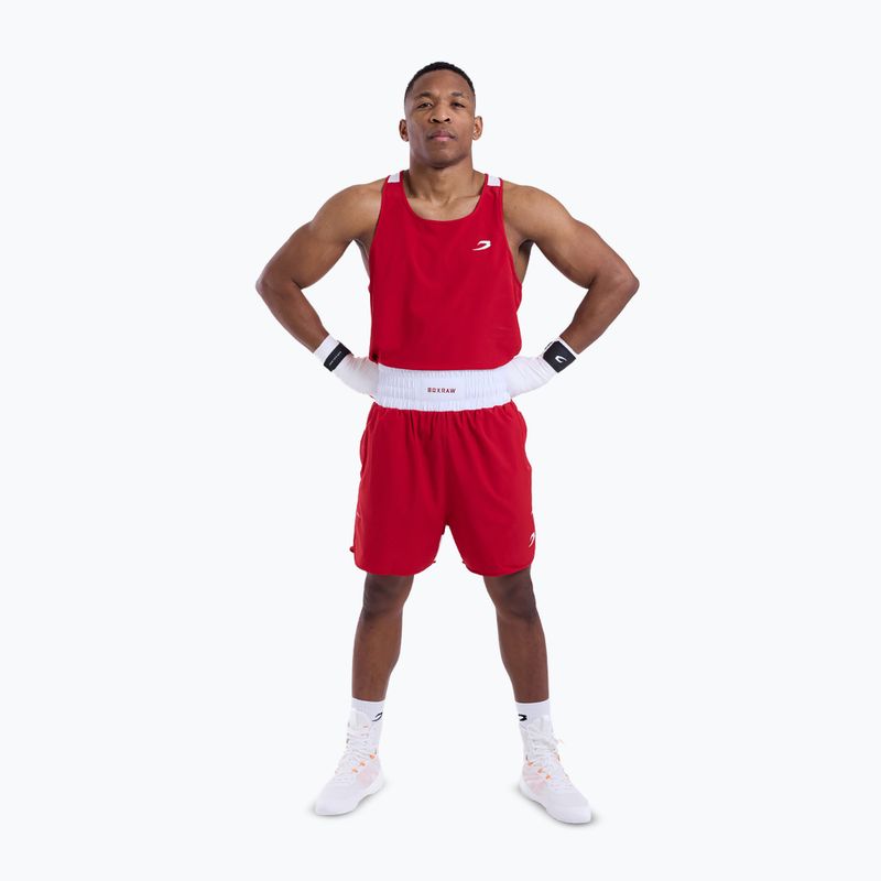 Мъжка тениска Boxraw Stevenson V2 Tank red/white 2