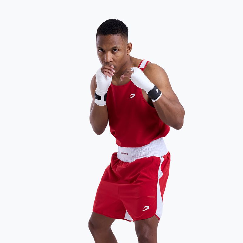 Мъжка тениска Boxraw Stevenson V2 Tank red/white 4