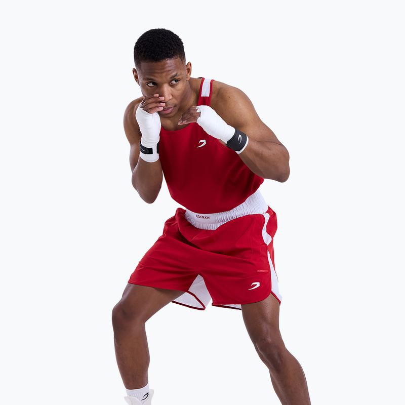 Мъжка тениска Boxraw Stevenson V2 Tank red/white 5