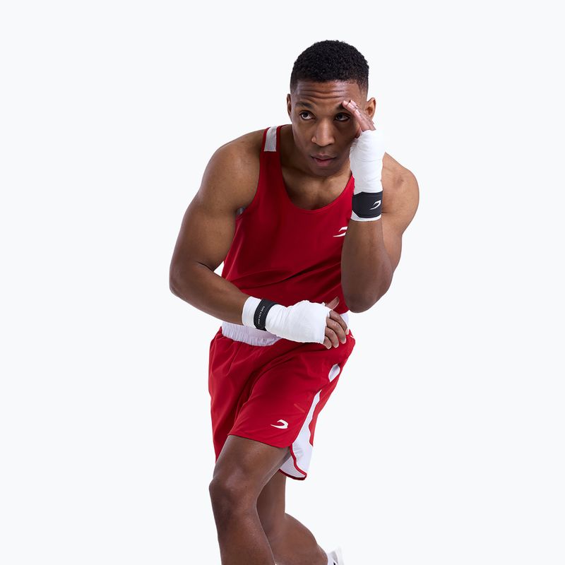 Мъжка тениска Boxraw Stevenson V2 Tank red/white 6
