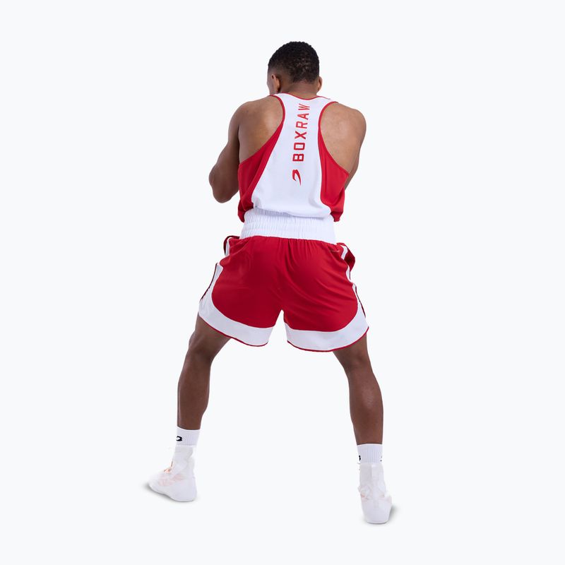 Мъжка тениска Boxraw Stevenson V2 Tank red/white 7