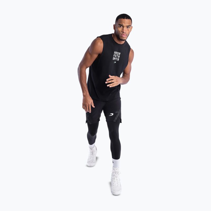 Мъжка тениска Boxraw HRDR FSTR SMTR Muscle Tank Black 5