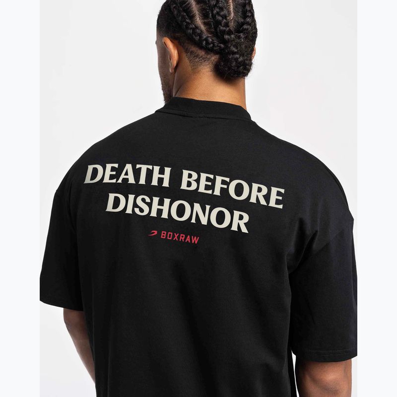 Мъжка тениска BOXRAW Death Before Dishonor Oversized black 7