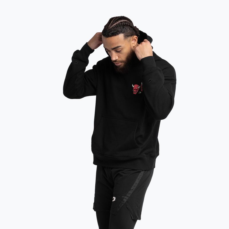 Мъжки суитшърт BOXRAW Death Before Dishonor Oversized Hoodie black 6