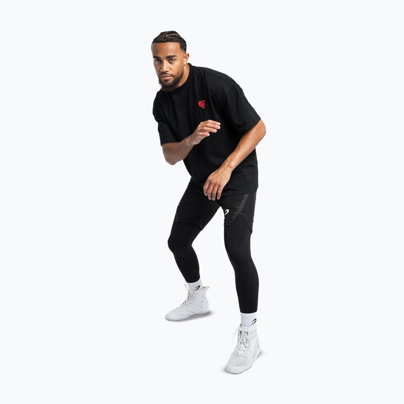 Мъжка тениска Boxraw Boxing is Love Oversized Black 5
