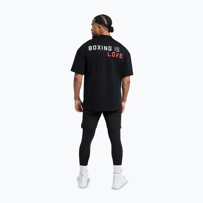 Мъжка тениска Boxraw Boxing is Love Oversized Black 6