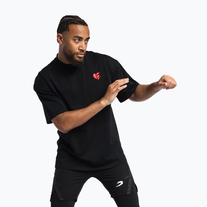 Мъжка тениска Boxraw Boxing is Love Oversized Black 7