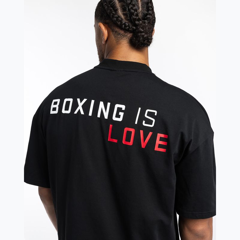 Мъжка тениска Boxraw Boxing is Love Oversized Black 9