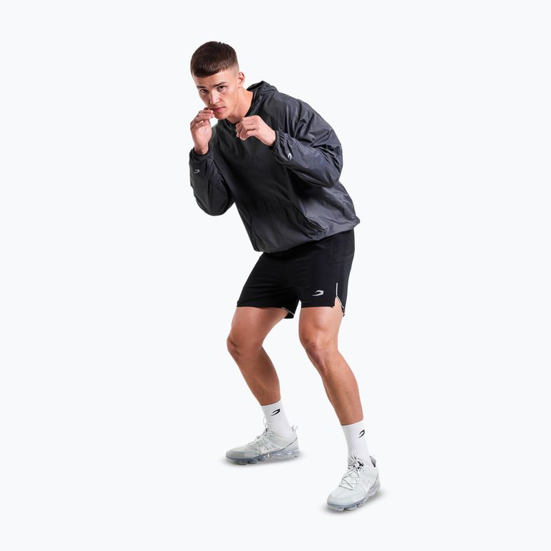 Мъжки суитшърт BOXRAW Genaro Oversized Windbreaker Hoodie charcoal 2
