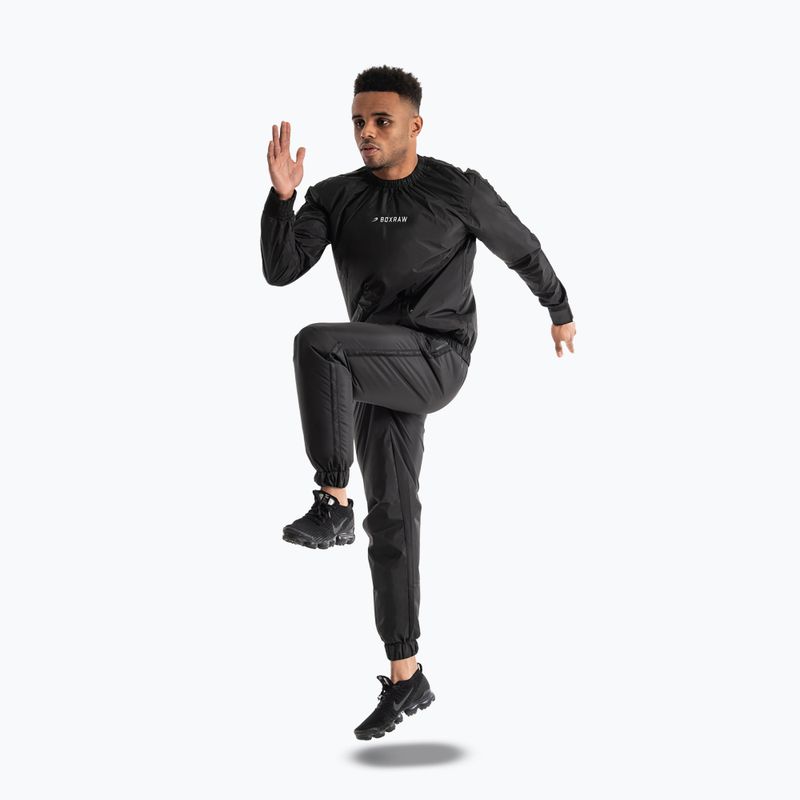 Мъжки гащеризон BOXRAW Hagler Sauna Suit 2.0 black 2