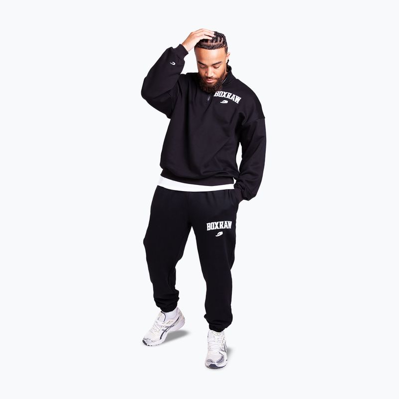 Мъжки суитшърт BOXRAW East Street 1/4 Zip black 2