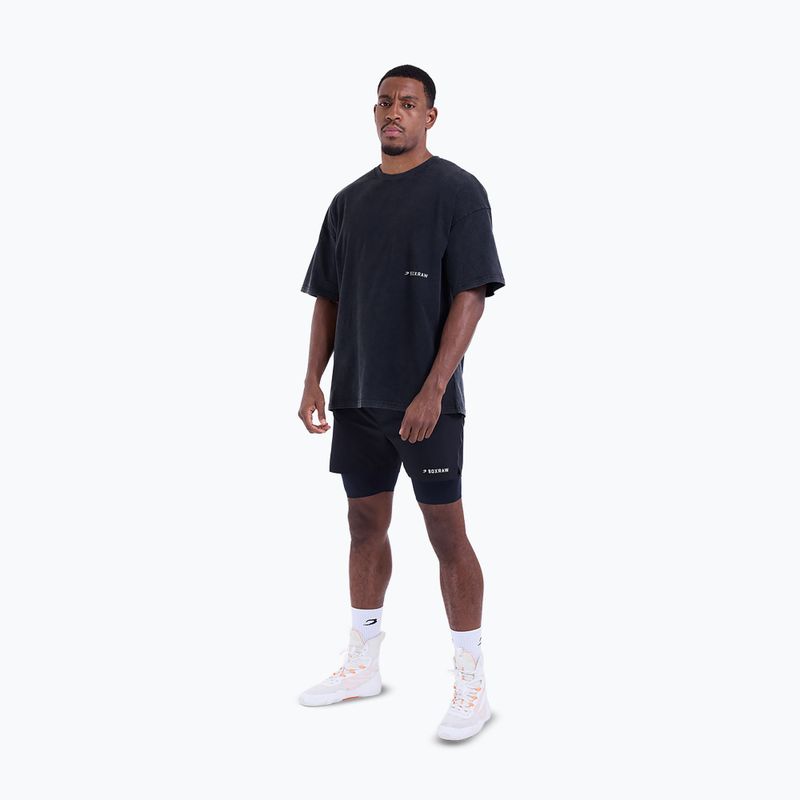 Мъжки тренировъчни шорти BOXRAW Sparring Club 2-in-1 black 2