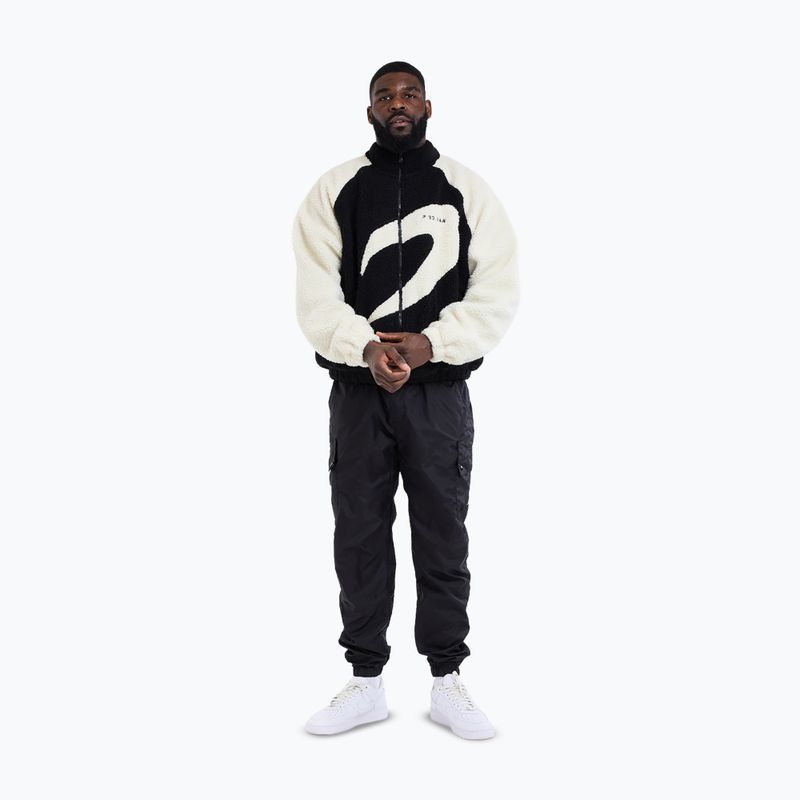 Мъжко яке Boxraw Walker Sherpa black/cream 2