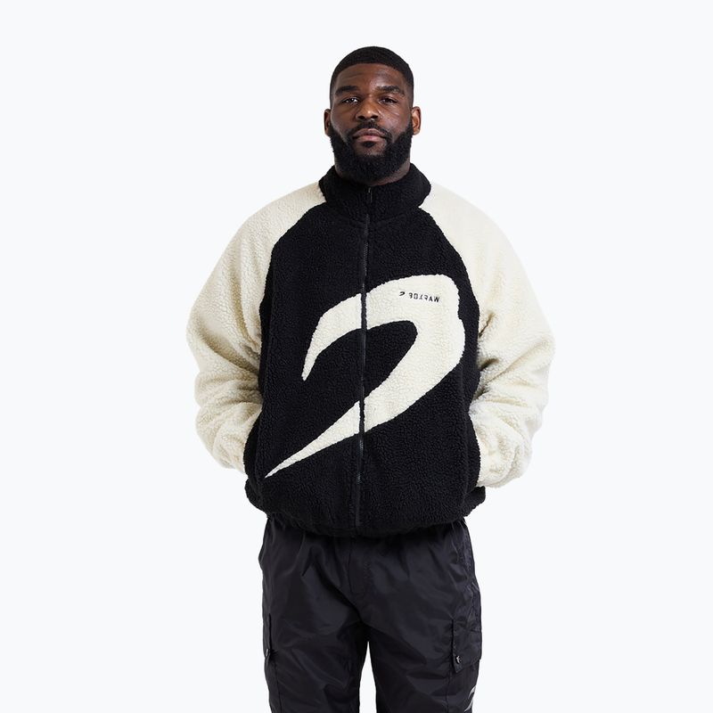 Мъжко яке Boxraw Walker Sherpa black/cream 4