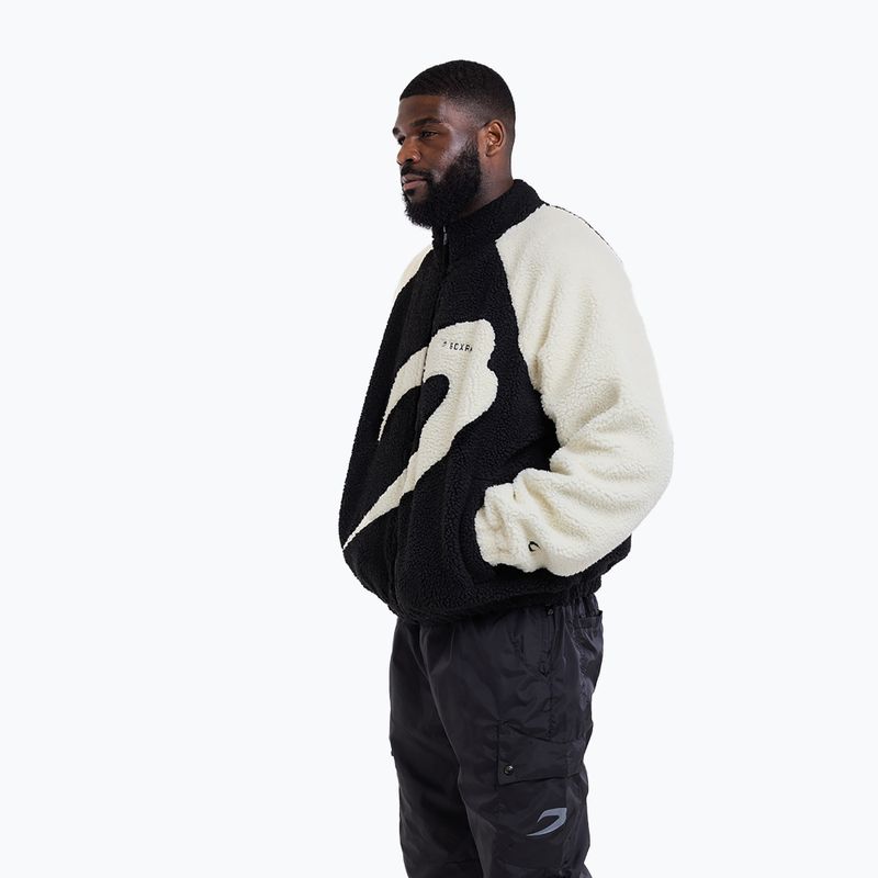 Мъжко яке Boxraw Walker Sherpa black/cream 5