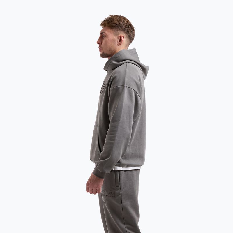 Мъжки суитшърт BOXRAW East Street Hoodie distressed grey 5