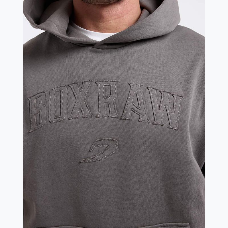 Мъжки суитшърт BOXRAW East Street Hoodie distressed grey 6