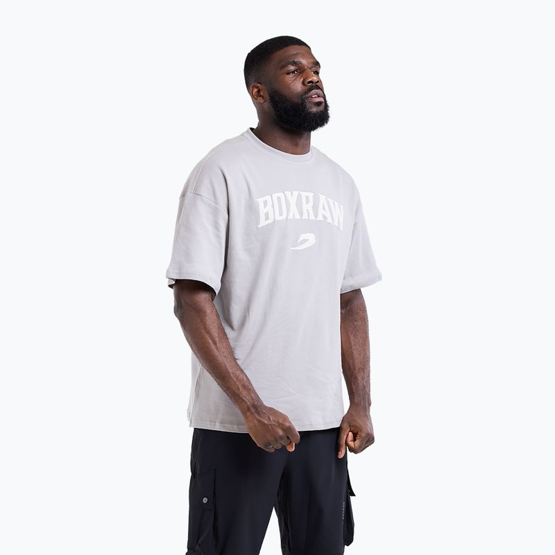 Мъжка тениска Boxraw East Street Oversized T-Shirt Grey 4