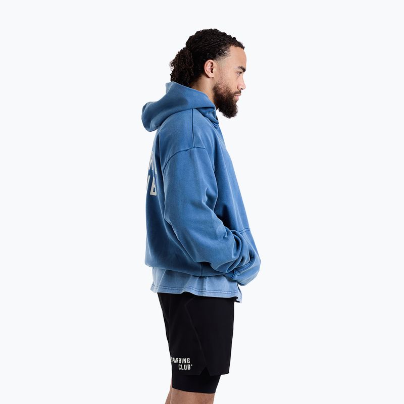 Мъжки суитшърт BOXRAW Sparring Club Oversized Hoodie washed baby blue 7