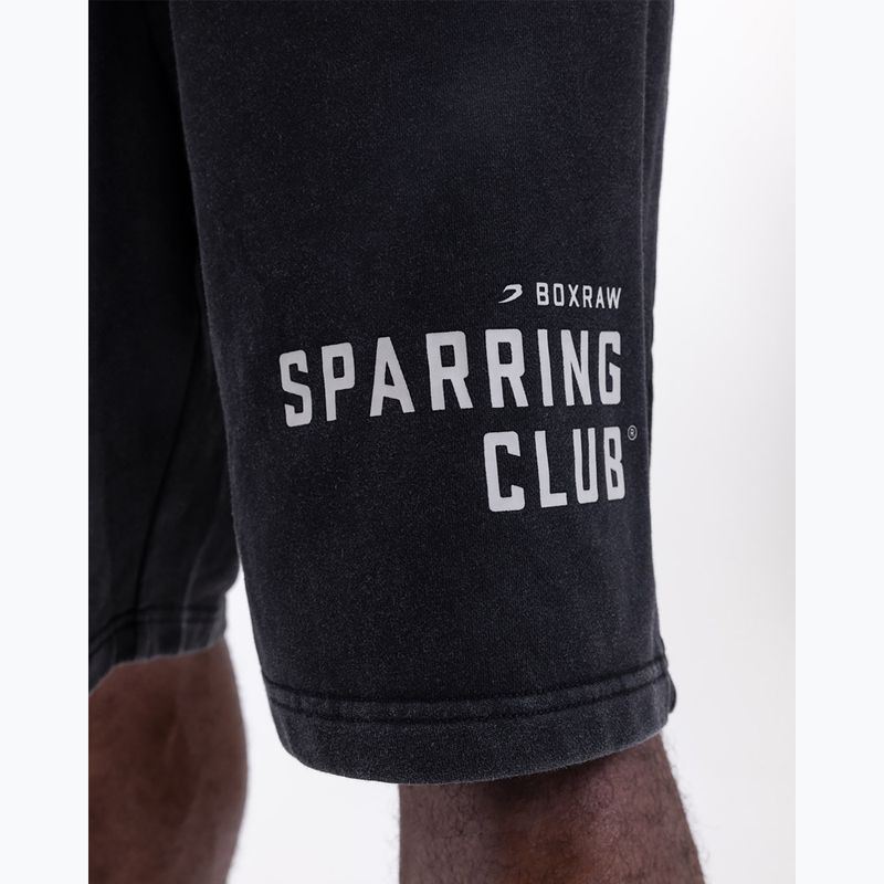 Мъжки тренировъчни шорти BOXRAW Sparring Club Sweat washed black 6
