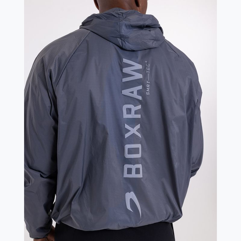 Мъжко яке BOXRAW Genaro Zip Up Windbreaker charcoal 6