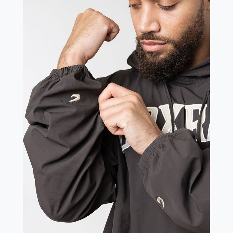 Мъжки суитшърт BOXRAW East Street Shell Hoodie charcoal 5