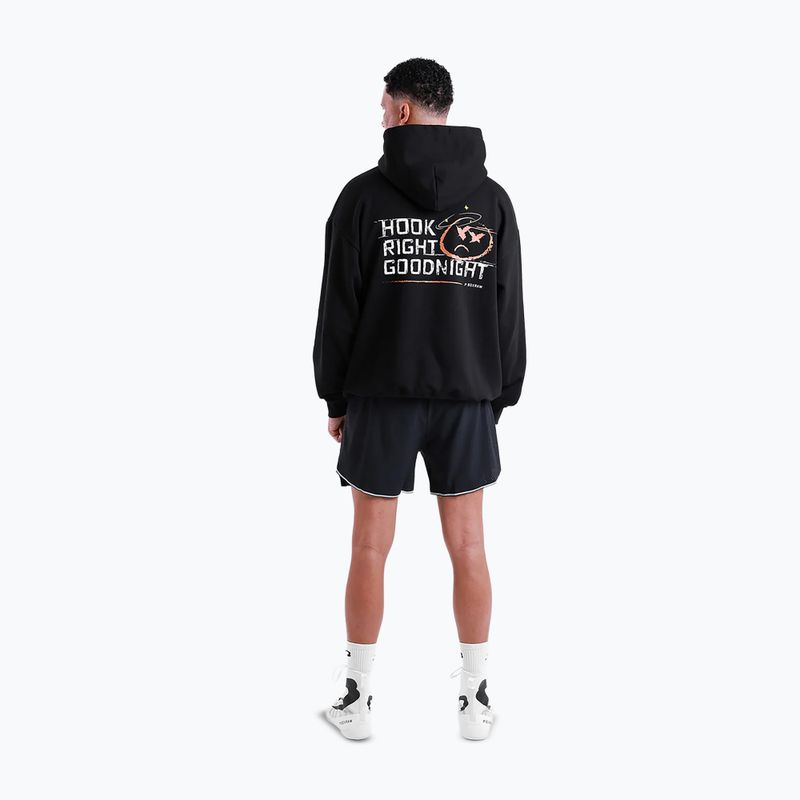 Мъжки суитшърт BOXRAW Hook Right Goodnight Oversized Hoodie black 3