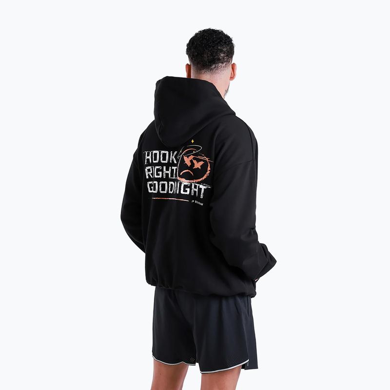 Мъжки суитшърт BOXRAW Hook Right Goodnight Oversized Hoodie black 5