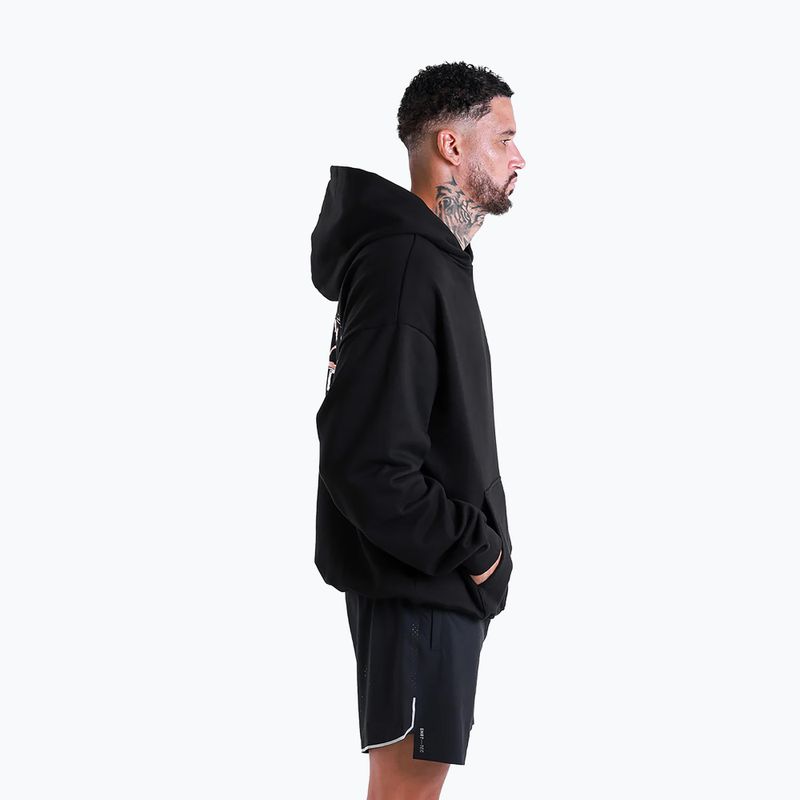 Мъжки суитшърт BOXRAW Hook Right Goodnight Oversized Hoodie black 6