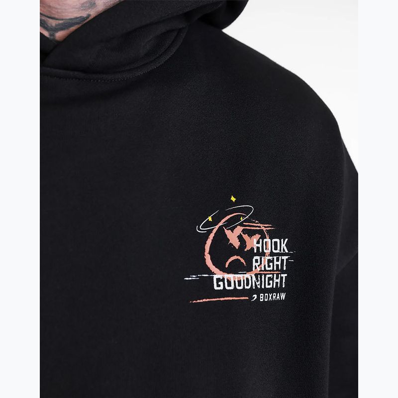 Мъжки суитшърт BOXRAW Hook Right Goodnight Oversized Hoodie black 7