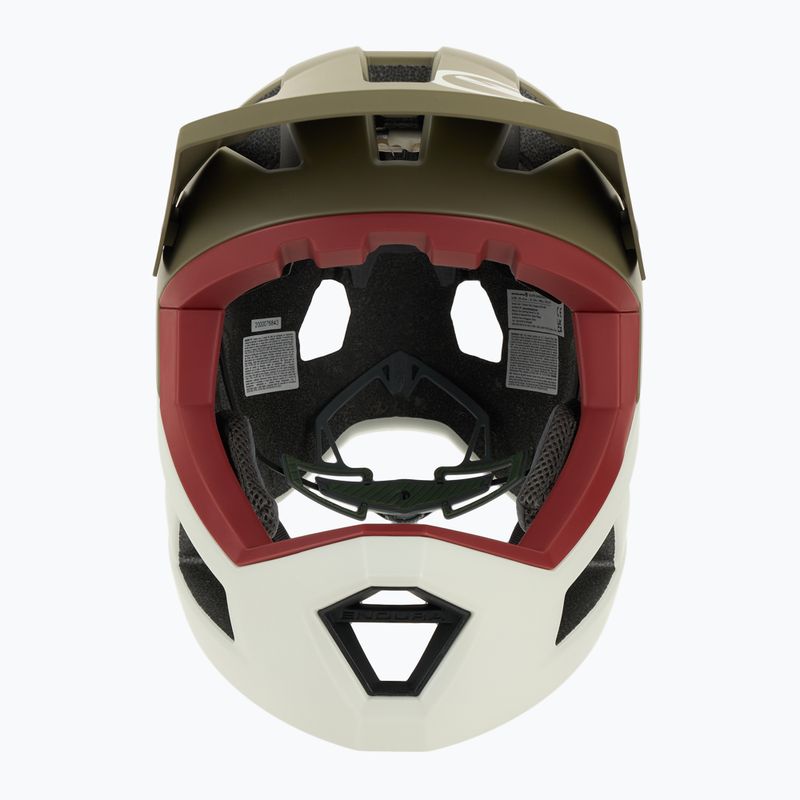 Каска за велосипед Endura Singletrack Full Face туид зелена 2