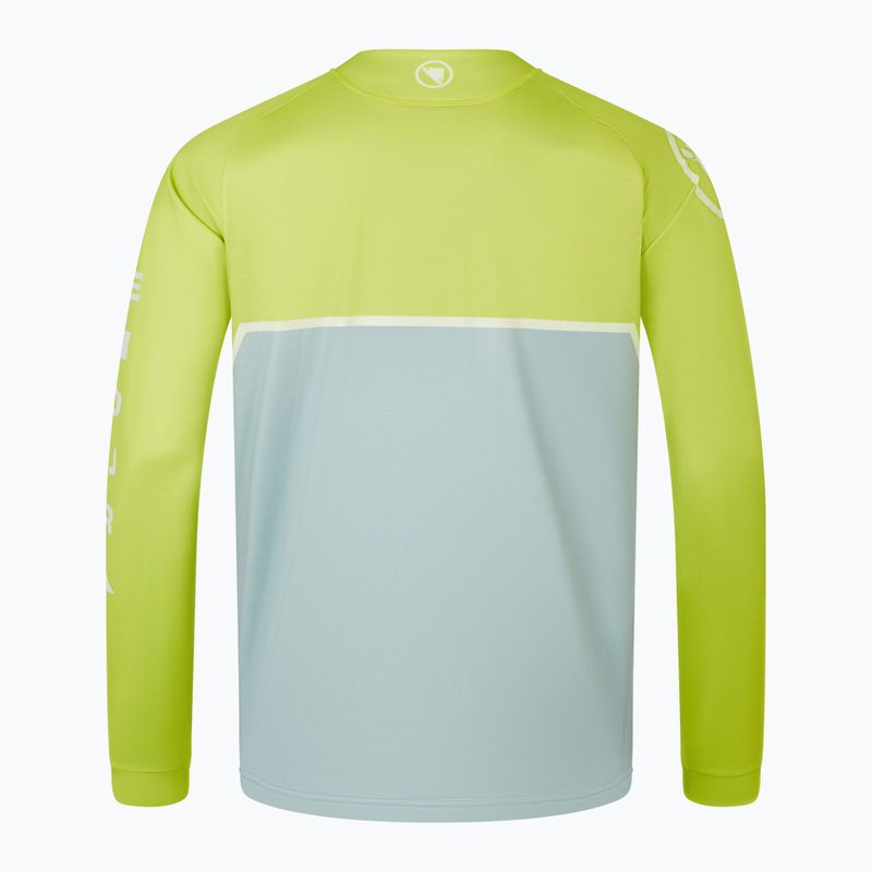 Мъжки велосипед с дълъг ръкав Endura Core Printed lime green 2