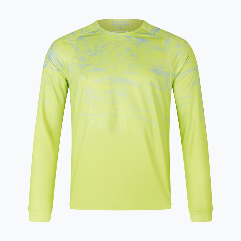 Мъжки колоездачен суитшърт с дълъг ръкав Endura Marble Ltd Printed lime green