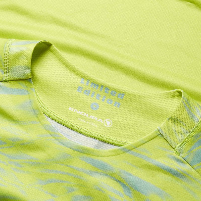 Мъжки колоездачен суитшърт с дълъг ръкав Endura Marble Ltd Printed lime green 3